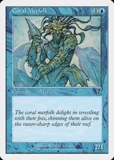 Tritões dos Corais / Coral Merfolk - Magic: The Gathering - MoxLand